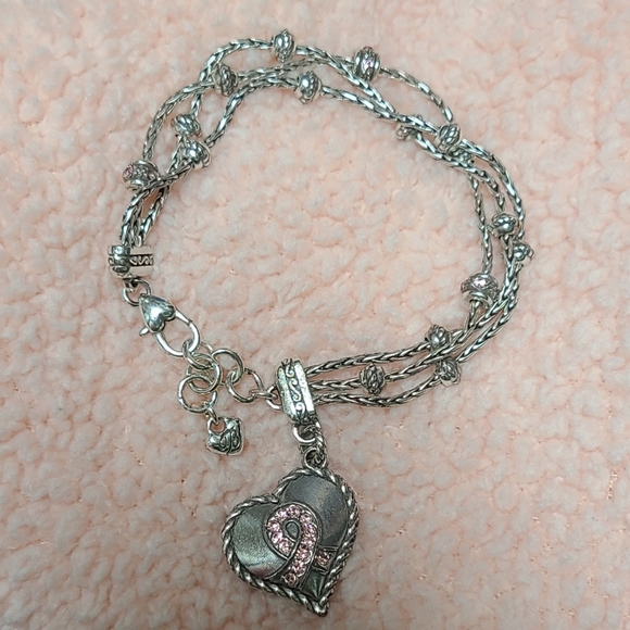Brighton POWER OF PINK Breast Cancer Bracelet - Picture 1 of 3
